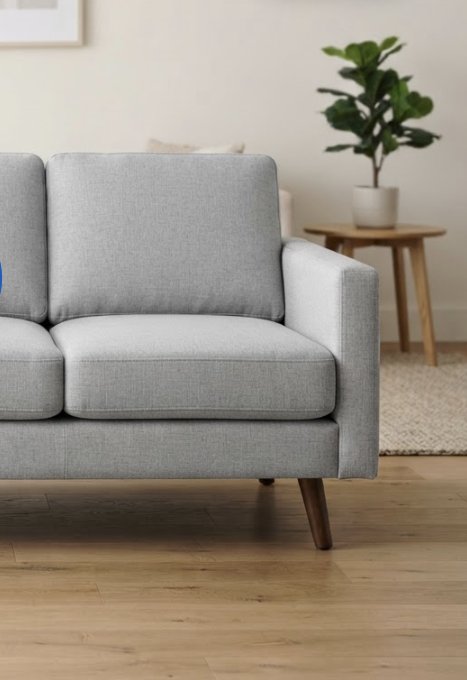 Sofa Upholstery Restoration after cleaning